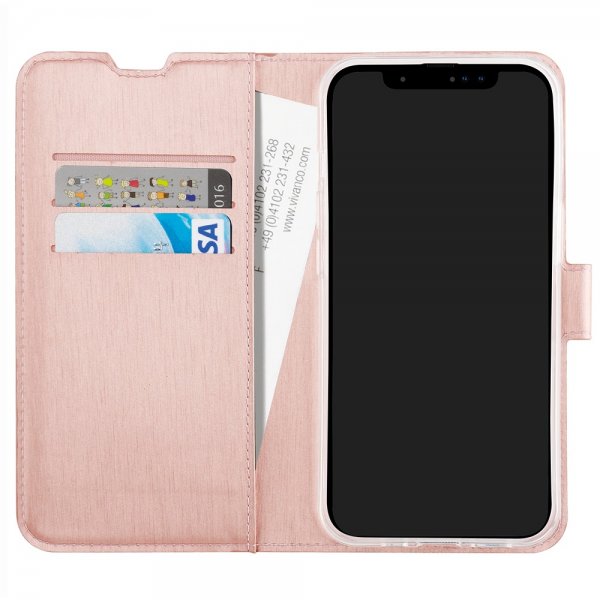 Vivanco iPhone 13/14/15 Fodral Classic Wallet Roseguld