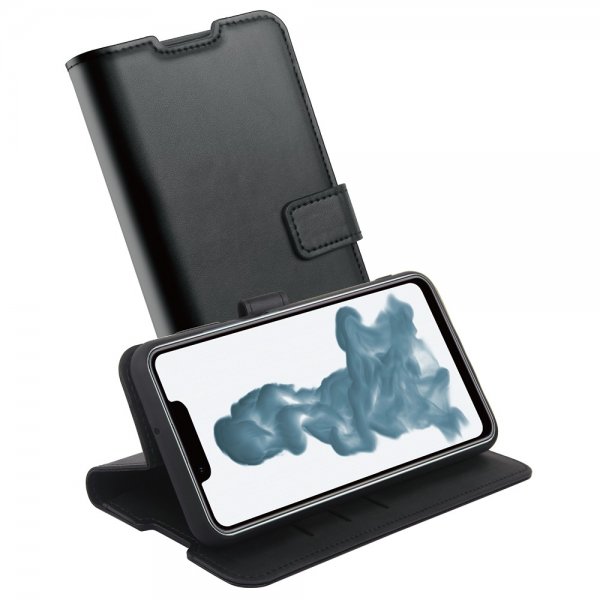 Vivanco iPhone 15 Plus Fodral Classic Wallet Svart