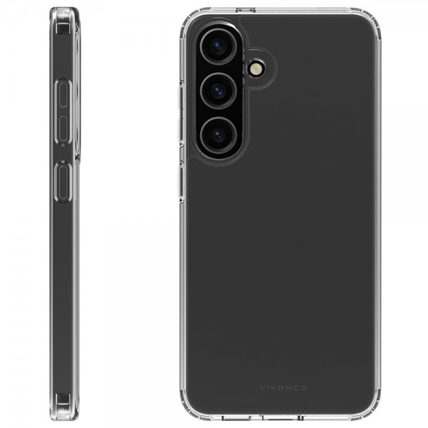 Vivanco Samsung Galaxy S24 Plus Skal Safe & Steady Transparent
