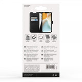 Vivanco iPhone 16e/17e Fodral Classic Wallet Svart