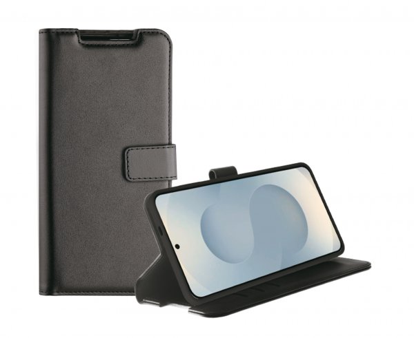Vivanco Samsung Galaxy S25 Edge Fodral Classic Wallet Svart