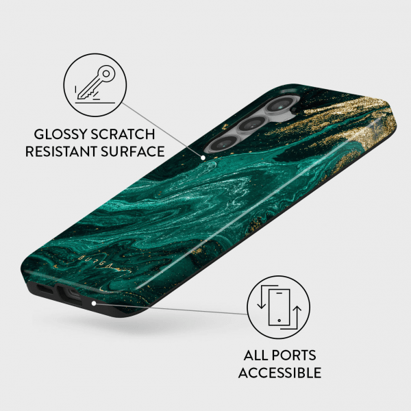 Burga Samsung Galaxy S24 Skal Tough Emerald Pool