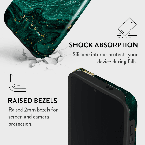 Burga Samsung Galaxy S24 Skal Tough Emerald Pool