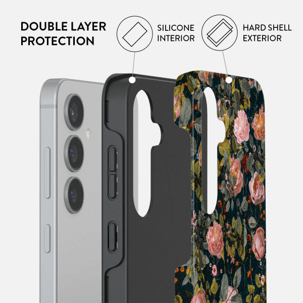 Burga Samsung Galaxy S24 FE Skal Tough Bloomy Garden