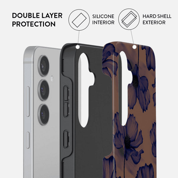 Burga Samsung Galaxy S24 Skal Tough Velvet Night