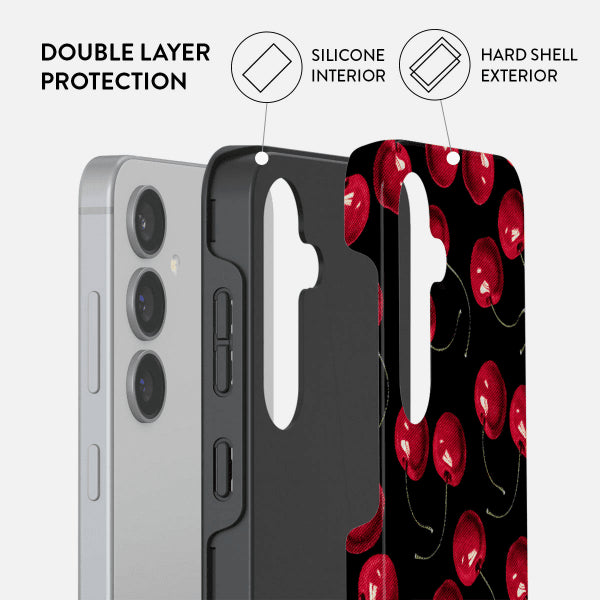 Burga Samsung Galaxy S24 Skal Tough Cherrybomb