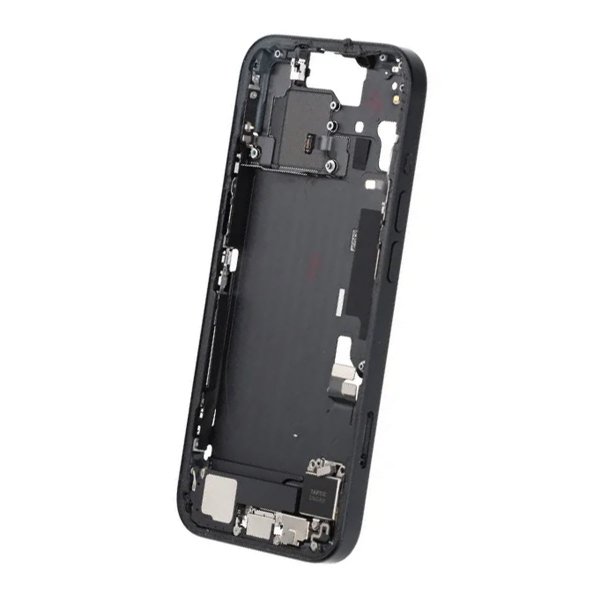 Mittenram med smådelar för iPhone 15 - Vit OEM