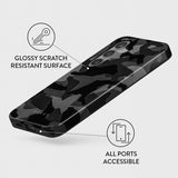Burga Samsung Galaxy S24 FE Skal Tough Night Black Camo
