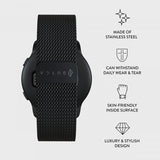 Burga Samsung Galaxy Watch 20mm Armband Metal Mesh Svart