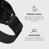 Burga Samsung Galaxy Watch 22mm Armband Metal Mesh Svart