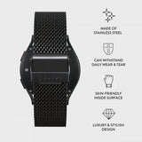 Burga Samsung Galaxy Watch 20mm Armband Mesh Elegance Svart