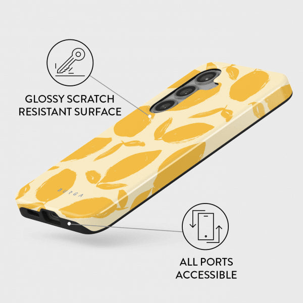 Burga Samsung Galaxy S24 Skal Tough Lemon Tart