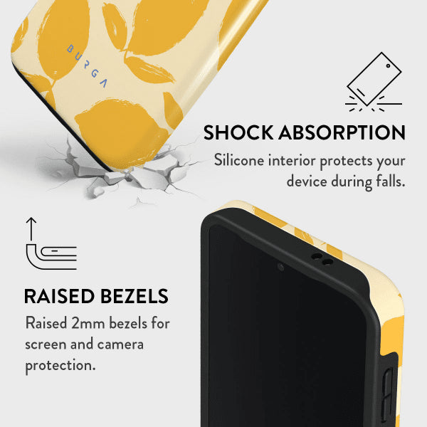 Burga Samsung Galaxy S24 Skal Tough Lemon Tart