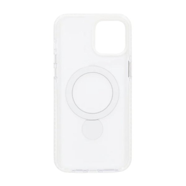 iPhone 13/iPhone 14 Skal Ringstativ MagSafe Transparent