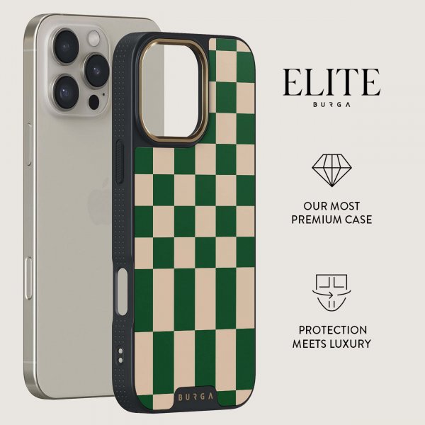 Burga iPhone 15 Pro Max Skal Elite Dark MagSafe Ivy League