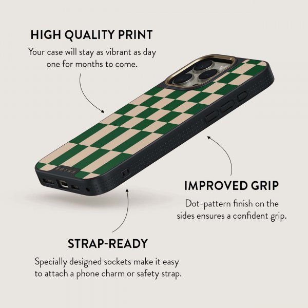 Burga iPhone 15 Skal Elite Dark MagSafe Ivy League