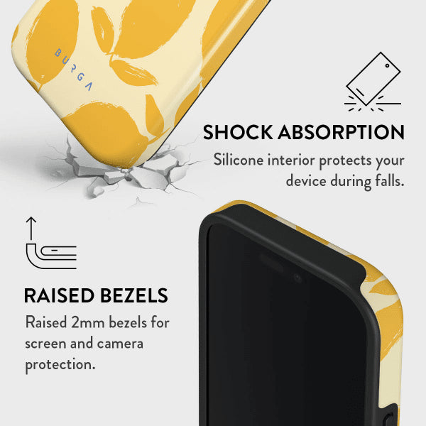 Burga iPhone 15 Skal Tough Lemon Tart