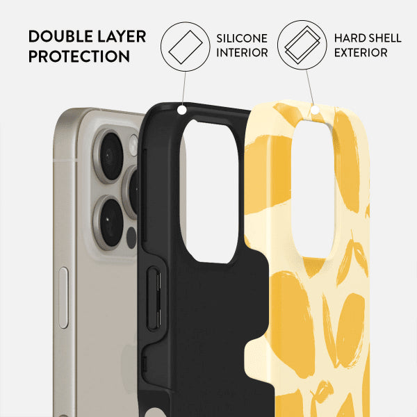 Burga iPhone 15 Plus Skal Tough MagSafe Lemon Tart