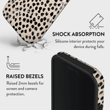 Burga iPhone 15 Skal Tough Almond Latte
