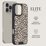 Burga iPhone 15 Pro Skal Elite Dark MagSafe Almond Latte