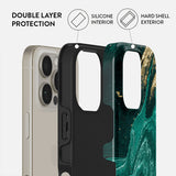 Burga iPhone 15 Pro Skal Tough MagSafe Emerald Pool