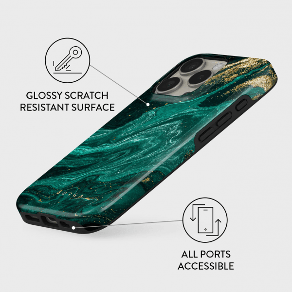 Burga iPhone 16 Pro Max Skal Tough MagSafe Emerald Pool