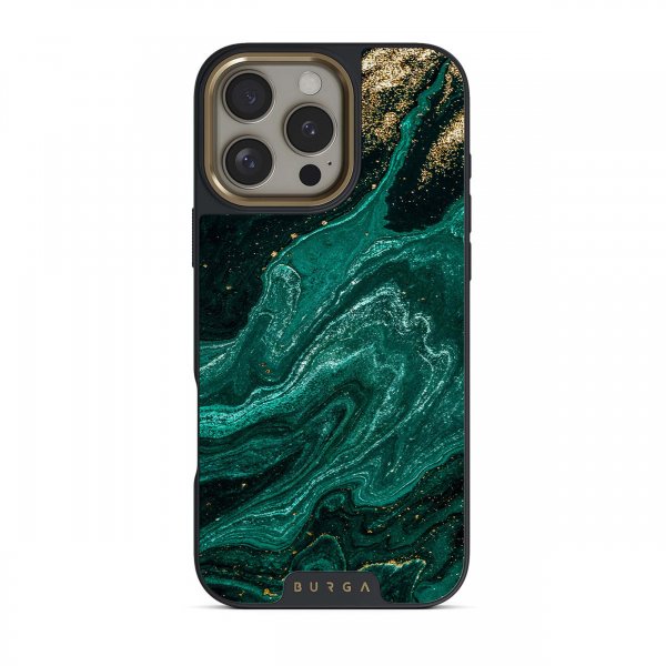 Burga iPhone 16 Plus Skal Elite Dark MagSafe Emerald Pool