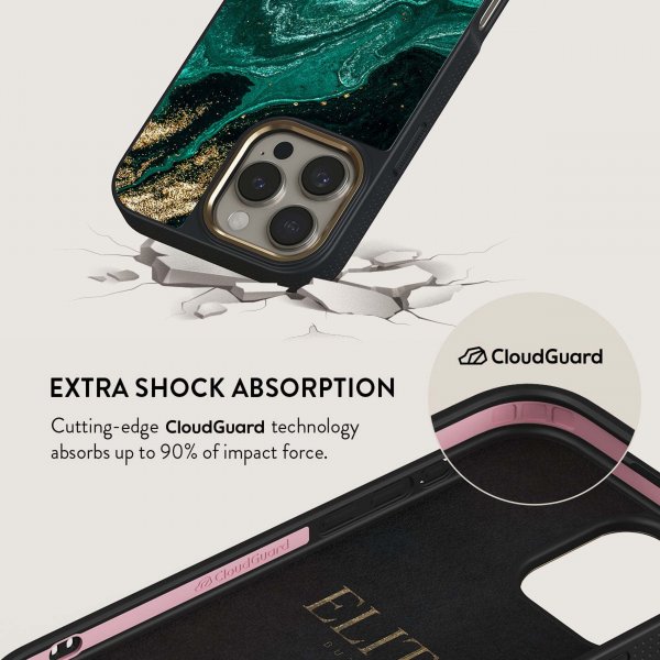 Burga iPhone 16 Pro Max Skal Elite Dark MagSafe Emerald Pool