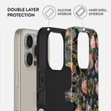 Burga iPhone 15 Pro Skal Tough MagSafe Bloomy Garden