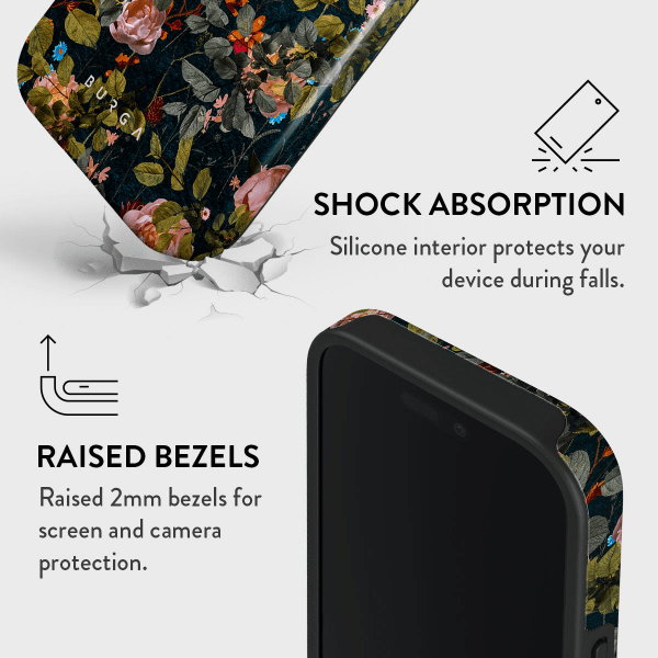 Burga iPhone 16 Pro Max Skal Tough MagSafe Bloomy Garden