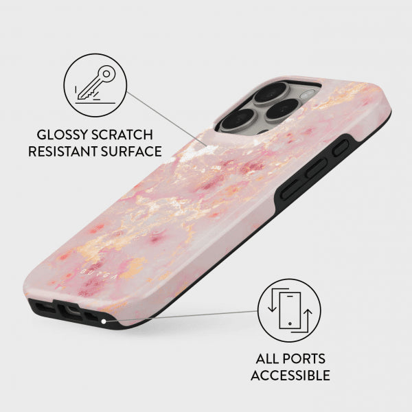 Burga iPhone 15 Plus Skal Tough MagSafe Golden Coral