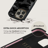 Burga iPhone 16 Pro Skal Elite Dark MagSafe Night Black Camo