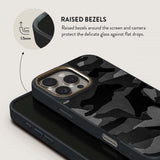 Burga iPhone 16 Pro Max Skal Elite Dark MagSafe Night Black Camo