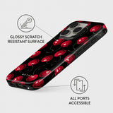 Burga iPhone 15 Skal Tough Cherrybomb