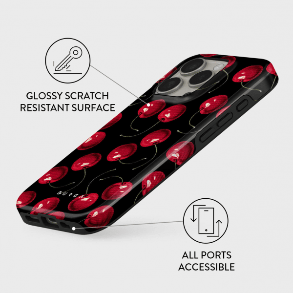Burga iPhone 16 Skal Tough MagSafe Cherrybomb