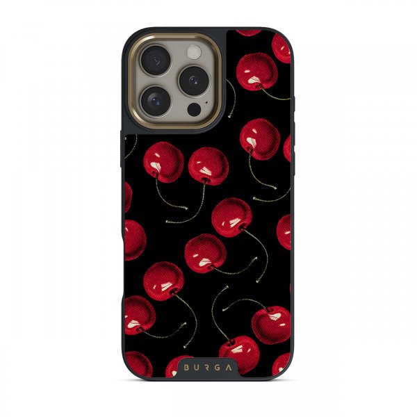 Burga iPhone 14 Skal Elite Dark MagSafe Cherrybomb