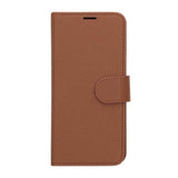 Samsung Galaxy S25 Edge Fodral med Kortfack Stativfunktion Brun