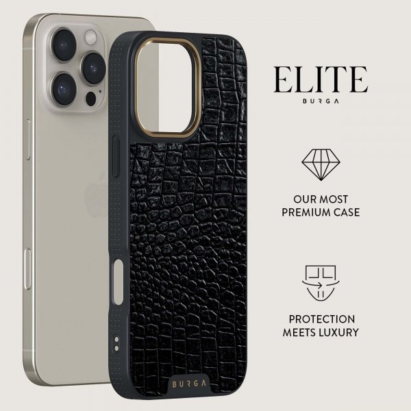 Burga iPhone 14 Skal Elite Dark MagSafe Reaper's Touch