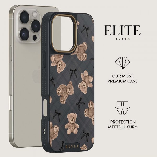 Burga iPhone 15 Pro Max Skal Elite Dark MagSafe BFF