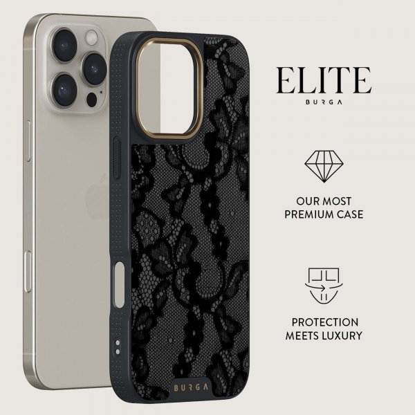 Burga iPhone 15 Pro Max Skal Elite Dark MagSafe Magnetic