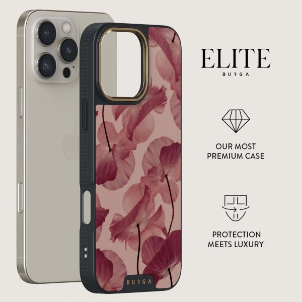 Burga iPhone 16 Pro Max Skal Elite Dark MagSafe Tender Kiss