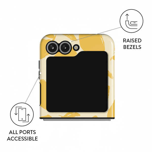 Burga Samsung Galaxy Z Flip 6 Skal Tough Lemon Tart