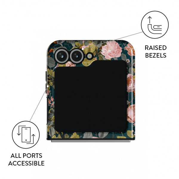 Burga Samsung Galaxy Z Flip 6 Skal Tough Bloomy Garden