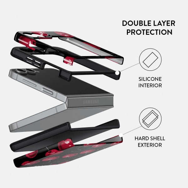 Burga Samsung Galaxy Z Flip 6 Skal Tough Cherrybomb