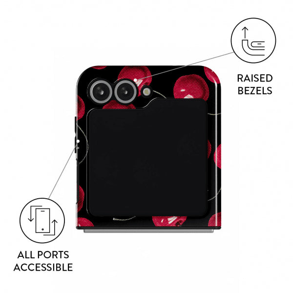 Burga Samsung Galaxy Z Flip 6 Skal Tough Cherrybomb