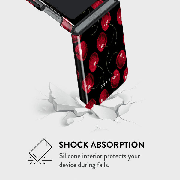 Burga Samsung Galaxy Z Flip 6 Skal Tough Cherrybomb