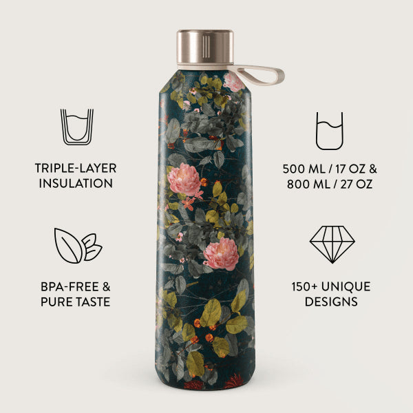 Burga Flaska Termos 800 ml Bloomy Garden