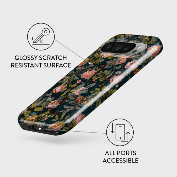 Burga Google Pixel 9/Pixel 9 Pro Skal Tough Bloomy Garden