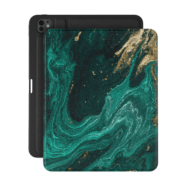 Burga iPad Pro 11 (M4/M5) Fodral Folio Emerald Pool