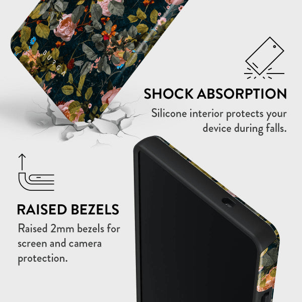 Burga Samsung Galaxy S25 Skal Tough Bloomy Garden